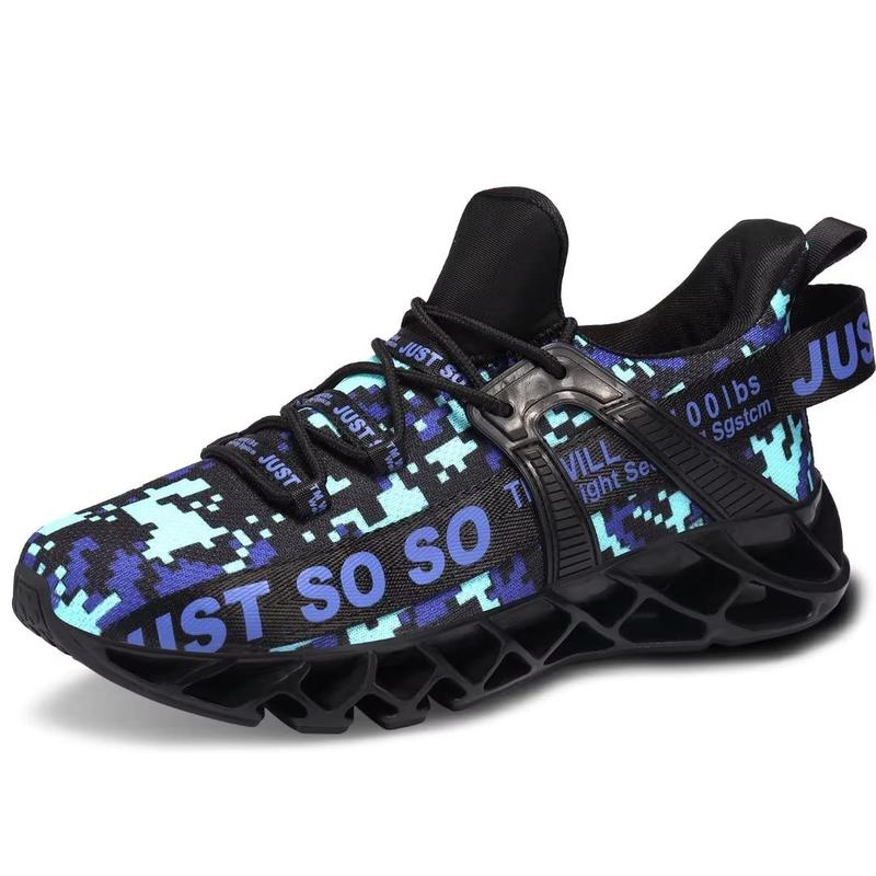 Mens Running Shoes Walking Non Slip Blade Type Sneakers